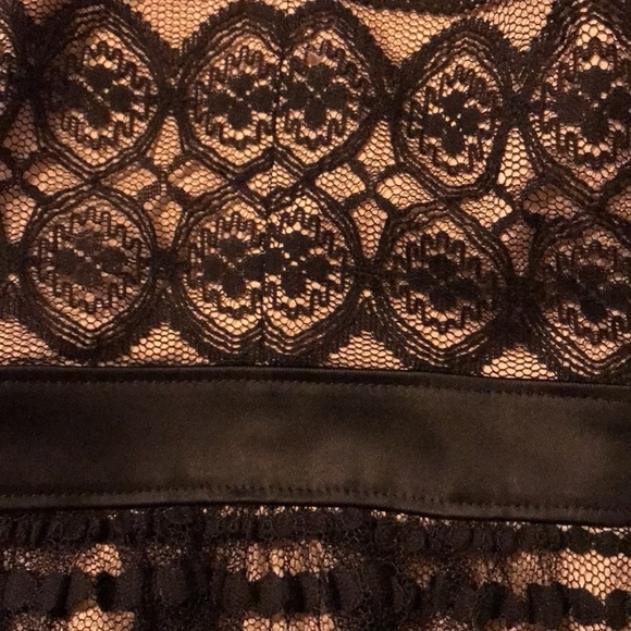 NWT Bebe Medium Fit & Flare Strapless Black Lace Bustier Dress​​​ - Picture 9 of 13